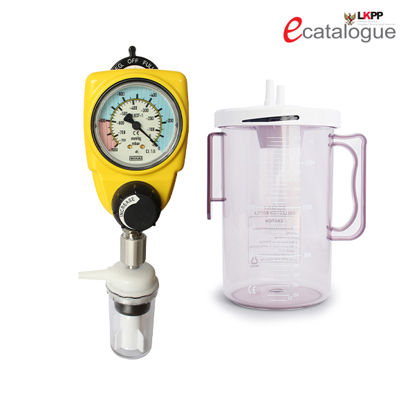 PAHSCO SUCTION REGULATOR MEDICAL REG OFF FULL -760 mmHg DEWASA FULL SET
