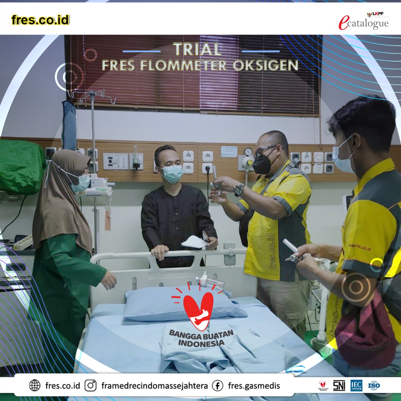 Flowmeter Oksigen / Flowmeter Gas Medis adalah Alat kesehatan yang berfungsi mengatur laju / aliran Oksigen dari sumbernya ke tubuh pasien.