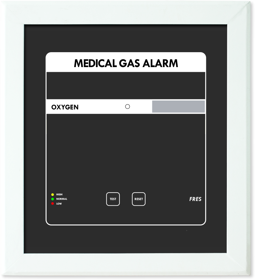 FRES DIGITAL ALARM GAS MEDIS 1 LINE GAS